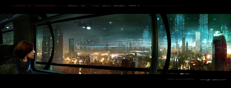 Illustration for article titled An Exclusive Look at the Stunning Concept Art Behind Cloud Atlas' Future Seoul